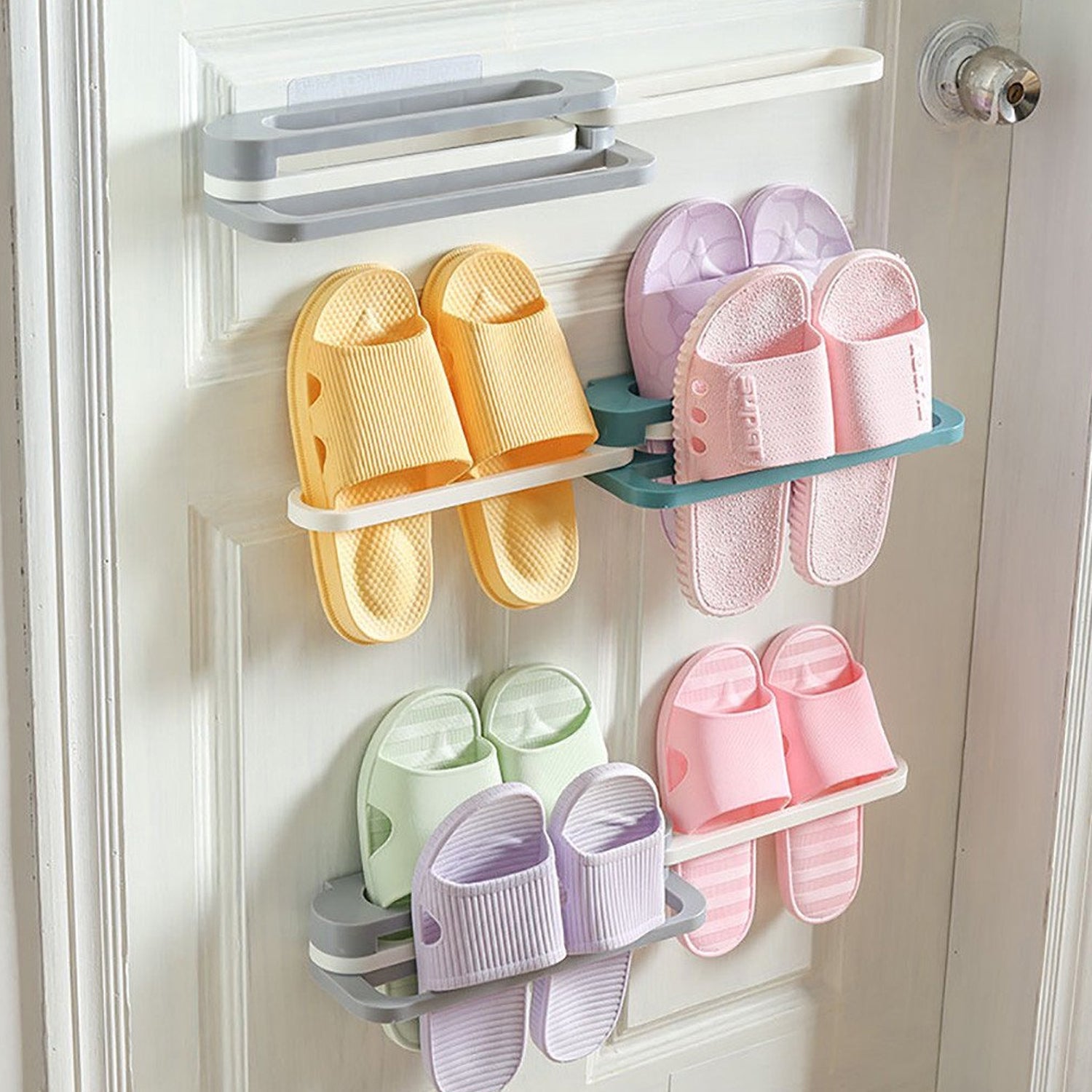 Multifunction Folding Slippers / Shoes Hanger Organizer Rack Multifunction Folding Slippers / Shoes Hanger Organizer Rack